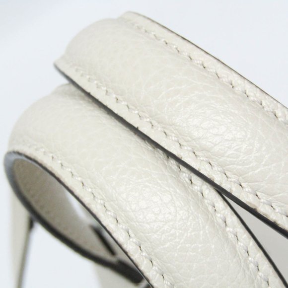 GUCCI White Leather Shoulder Bag - Picture 11 of 15